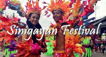 SINIGAYAN FESTIVAL SCHEDULE OF ACTIVITIES